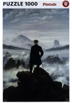 Produktbild von Friedrich - Wanderer über dem Nebelmeer - 1000 Teile Puzzle
