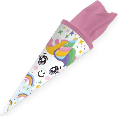 Produktbild von itenga Geschwister Schultüte 35cm KAWAII Einhorn