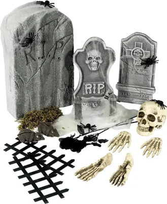 Image de Collection de 24 pièces sur le thème du cimetière