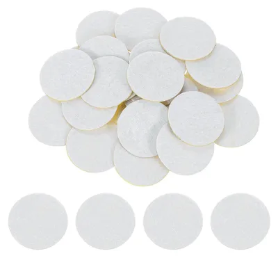 Filzgleiter selbstklebend 30 mm weiß 120 Stück