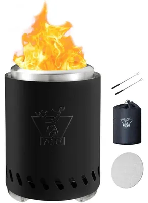 Produktbild von Rauchfreie Tischfeuerstelle 21,8 cm Schwarz mit Zubehör