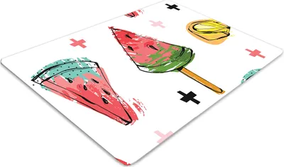 Produktbild von Stuhlunterlage Bürostuhlunterlage 120 cm x 90 cm Bodenmatte Bürostuhlunterlage - Wassermelone auf einem Stock