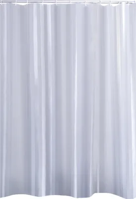 Produktbild von Ridder Duschvorhang Textil Satin 180x200 cm weiß 47851