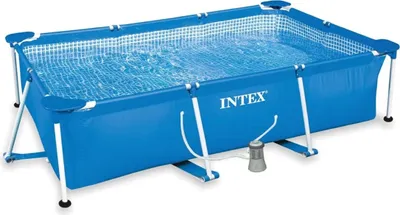 Produktbild von Intex 322990 Pool rechteckig inkl. Filterpumpe 300 x 200 x 75 cm