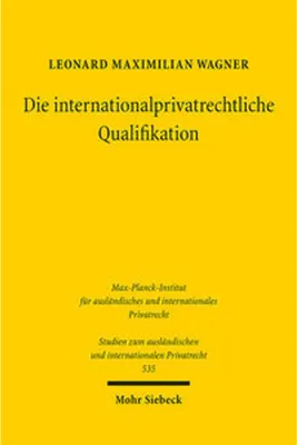 Immagine prodotto di Die internationalprivatrechtliche Qualifikation