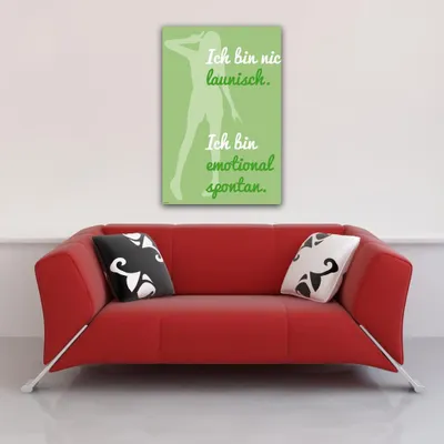 Immagine prodotto di Motivational - Mini-Poster - Non sono lunatico + 1 poster in formato 61x91,5cm