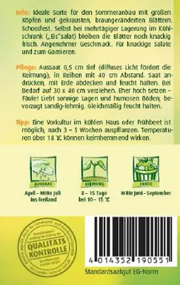 Produktbild von Eissalat Laibacher Eis 2 | Eissalatsamen von Quedlinburger