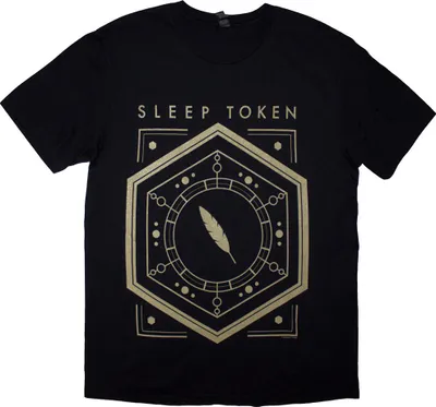 Obrázek produktu pro Sleep Token - Tričko "Emergence Feathered Host" s potiskem na zádech pro muže/dámy uni RO13993 (L) (Black)