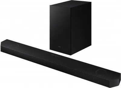 Produktbild von Samsung HW-Q700B, 3.1.2 Kanäle, 37 W, DTS Digital Plus, Dolby Atmos, Dolby TrueHD, Kabellos, Separat, Schwarz