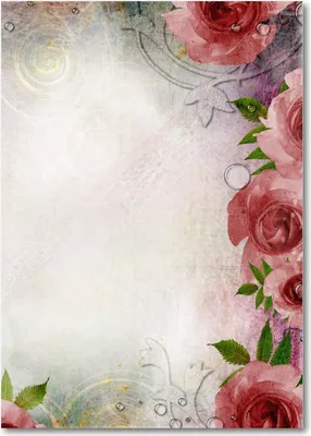 Produktbild von Motiv Briefpapier (Blumen-5003, A4, 25 Blatt). Einseitig bedrucktes Briefpapier,  beschreibbar, für alle Drucker/Kopierer geeignet