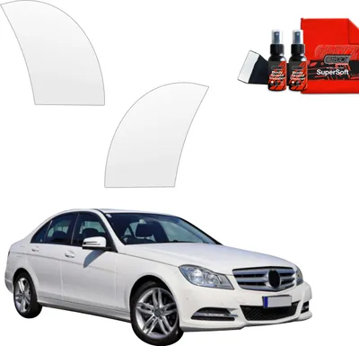 Obrázek produktu pro ochranná fólie 6v1 Grizz Protector pro zadní a přední boční prahy - Mercedes Benz Třída C W204 Sedan Facelifting (2011-2014)