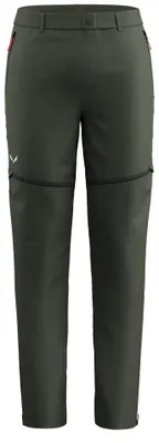 Image de Pantalon 2 en 1 Puez Talveno Durastretch pour homme - Salewa, couleur : 5280-dark olive, taille : 46/S