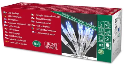 Image de Konstsmide LED Lichterkette IP20 innen 35 Blaue Dioden 230V