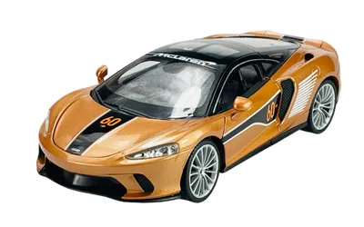 Produktbild von Welly McLaren GT 60th Anniversary Golden Maßstab 1:24 Modellauto 24105