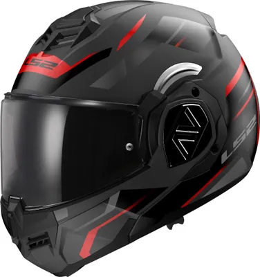 Image de LS2 casque pliable "FF906 Advant Kuka" 2 casque noir mat / rouge, taille 63 / 64 = XXL