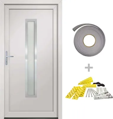 Obrázek produktu pro vchodové dveře vidaXL bílé 108x200 cm PVC