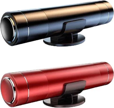 Image de Kit d'aide en cas d'accident de voiture - Lot de 2 - Brise-vitre rapide - Outil de secours - Brise-vitre pour voiture - Kit d'urgence (rouge + noir)