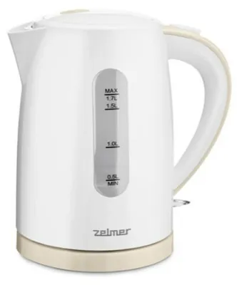 Obrázek produktu pro Zelmer ZCK7616I, 1,7 l, 2200 W, Bílá, Plast, Indikátor úrovně vody, Zabezpečení proti přehřátí