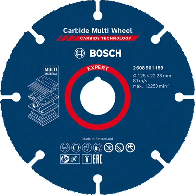 Produktbild von EXPERT Multi Material Carbide-Trennscheibe, 125 x 22,23 mm