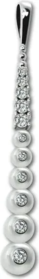 Image de SilberDream Pendentif pour chaîne Femme SilberDream Pendentif pour chaîne argent blanc D2SDH4393W