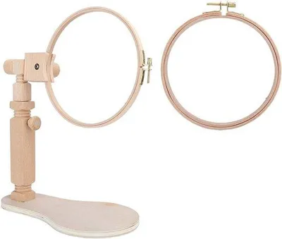 Produktbild von Verstelbare Houten Naaigereedschap für Kruissteek, Ringframe, Borduurringstandaard
