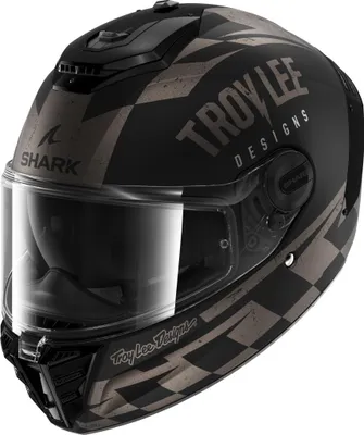 Produktbild von SHARK SPARTAN RS RACESHOP MATT Integralhelm XL in grau/schwarz