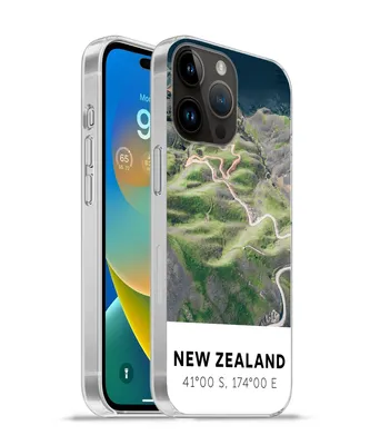 Produktbild von MuchoWow® Handyhülle Schutzhülle Hülle für Apple iPhone 14 Pro Max Neuseeland - Wasser - Grün - Strand Silikon Softcase Handy Hülle - Hardcover