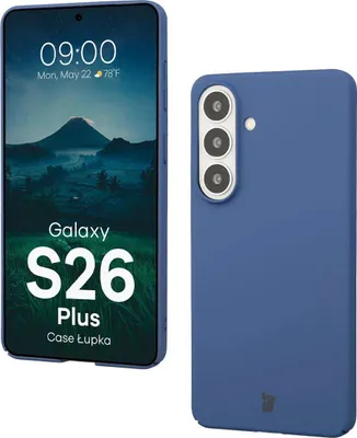Produktbild von Handyhülle für Galaxy S26 Plus, Bizon Case Lupka, Blau