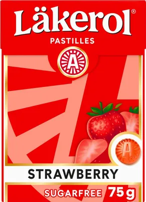 Produktbild von Läkerol Strawberry sugarfree Big Pack 75g