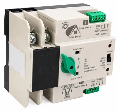 2P AC-220V ATS, automatischer Umschalter für Backup-Strom (100 A)