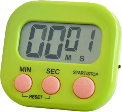 Produktbild von Küchentimer, magnetisch, LCD, digital, Countdown, Stoppuhr, tragbar, mit Ständer, Kochen, Backen, Sport, Wecker, Erinnerungswerkzeuge