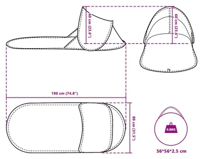 Imagen del producto de vidaXL Tienda de playa verde mar, plegable, impermeable