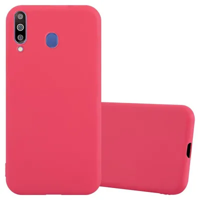 Image de Cadorabo Housse pour Samsung Galaxy M30 / A40s Housse de protection en rouge Housse pour portable TPU silicone Etui Case Cover