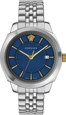 A studio shot of a men's watch.