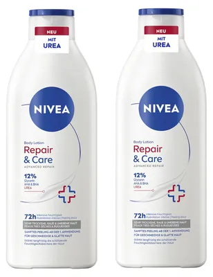 Produktbild von NIVEA Repair & Care Urea Body Lotion 2 x 400 ml