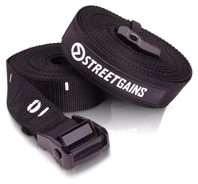 Produktbild von Verstellbare Turnringe-Gurte 5,5 m – mit Nummernmarkierungen | StreetGains®