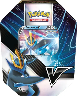 Obrázek produktu pro Pokémon TCG: V Strikers Tin (Tyranitar V / Empoleon V)
