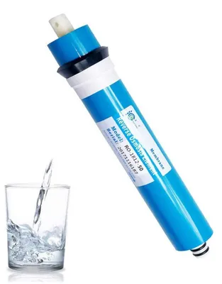 Produktbild von RO-Membran 50 GPD 1812/2012 Ersatz-Wasserfilterkartusche für Trinkwasserfiltration 0,0001 µm