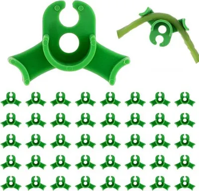 Productafbeelding van Famanu plantentrainingclips, 90 graden - 40 stuks, kleur groen