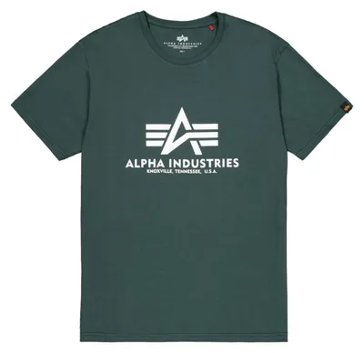 Immagine prodotto di T-shirt Basic Alpha Industries da uomo, colore blu navy e verde