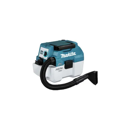 Produktbild von Makita DVC750LZ, Trocken&Nass, Grau, Türkis, 7,5 l, 7,5 l, 4,5 l, 67 mbar
