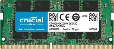 Obrázok produktu pre Crucial CT16G4SFS832A, 16 GB, 1 x 16 GB, DDR4, 3200 MHz, 260-pin SO-DIMM