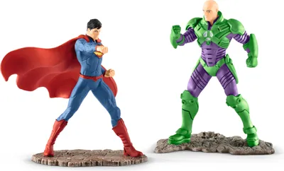 Produktbild von Schleich - Tierfiguren, SUPERMAN vs. LEX LUTHOR; 22541