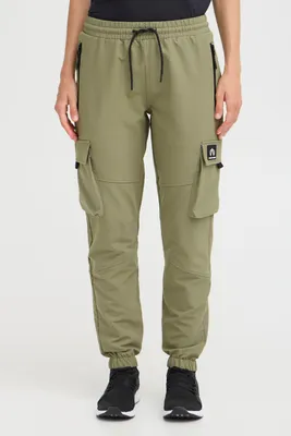 Produktbild von NORTH BEND NBTosca Damen Cargohose Hose Outdoorhose winddicht wärmend atmungsaktiv Kordelzug Cargotaschen Reißverschlusstaschen elastischer Saum