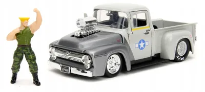 Produktbild von Jada Toys Ford F-100 Street Fighter Modellauto Guile 1:24
