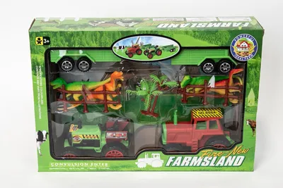 Obrázek produktu pro Velká sada figurek dinosaurů + traktor a příslušenství.