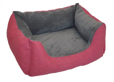 Obrázek produktu pro Pelíšek AXIN Deluxe velký malinový - 68x58 cm