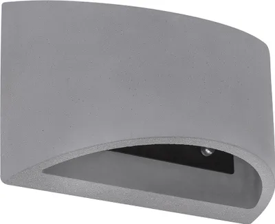 Produktbild von LED Wandleuchte, UP & DOWN, Beton, grau, H 12 cm