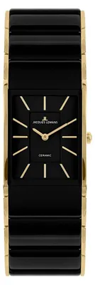 Image de Jacques Lemans 1-1940C Montre femme Dublin Céramique noire