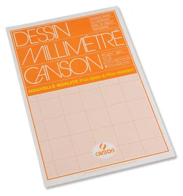 Produktbild von Canson 200067109 Millimeterpapier, A3